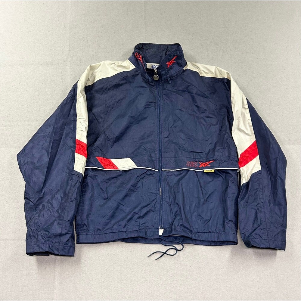 Vintage ASICS Gore-Tex Windbreaker Lightweight Jacket Men’s Medium Full Zip